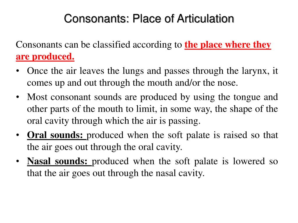 consonants place of articulation