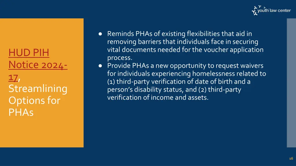 reminds phas of existing flexibilities that