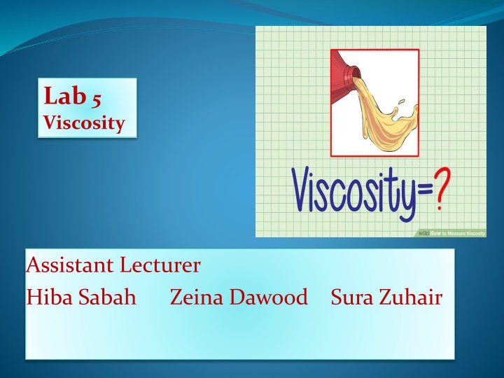 lab 5 viscosity