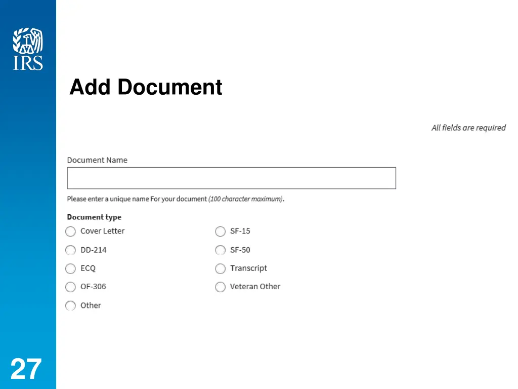 add document