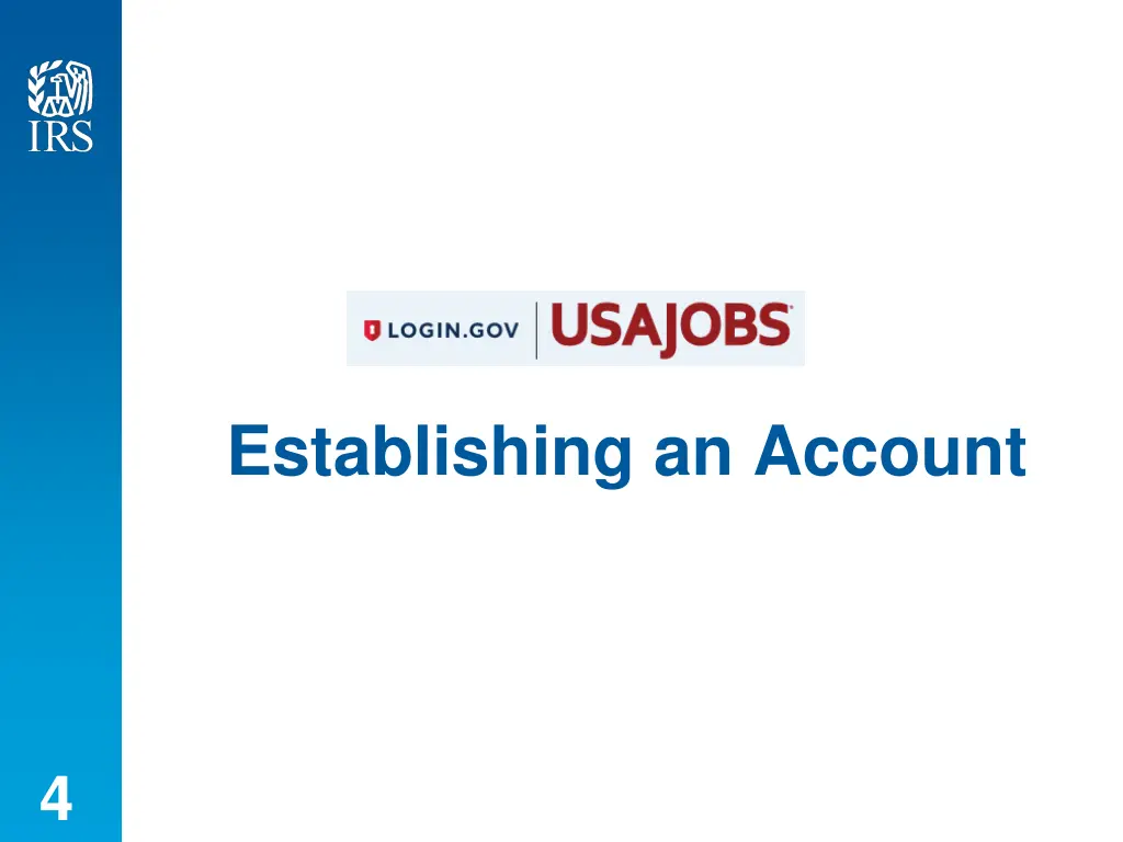 establishing an account