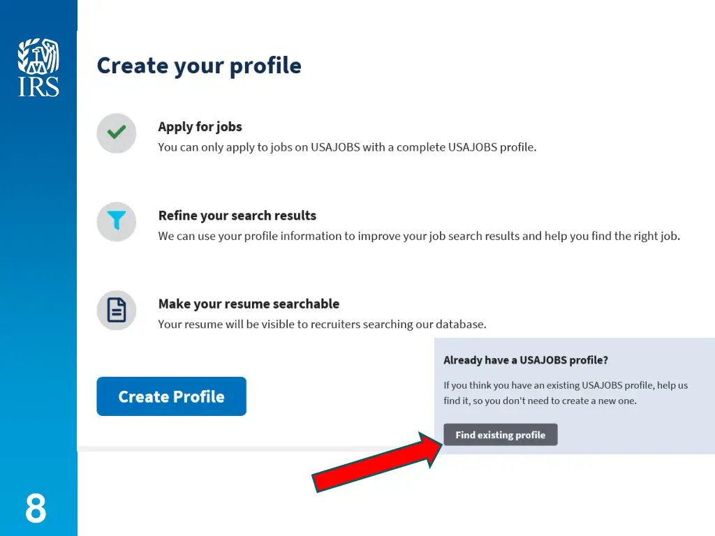 find existing profile or create new