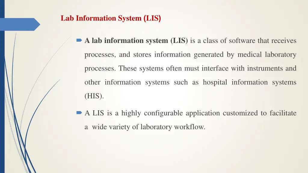lab information system lis