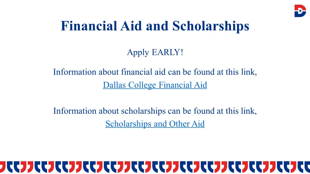 financial aid and scholarships