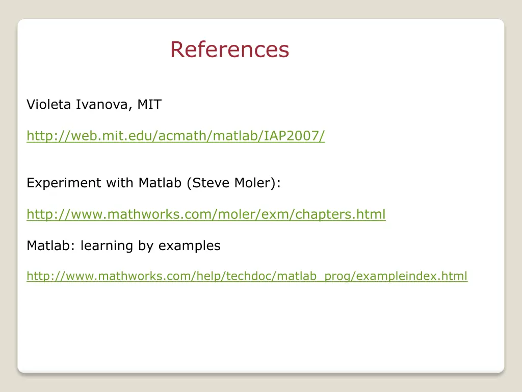 references
