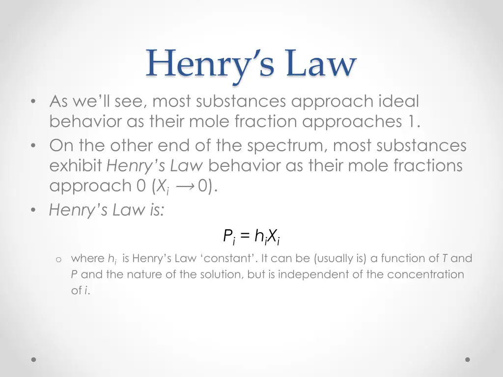 henry s law