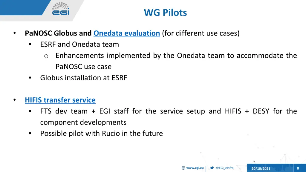 wg pilots