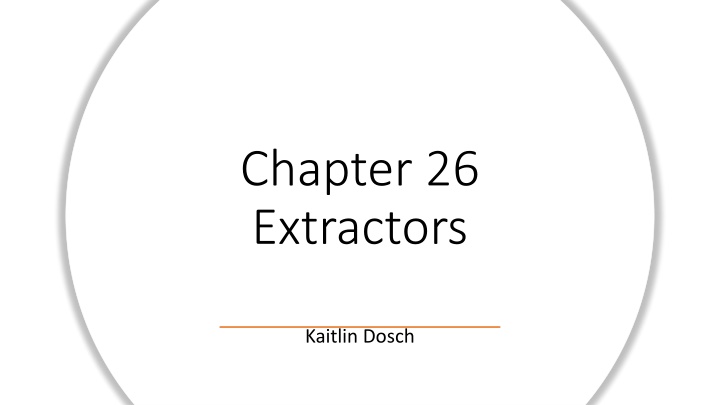 chapter 26 extractors