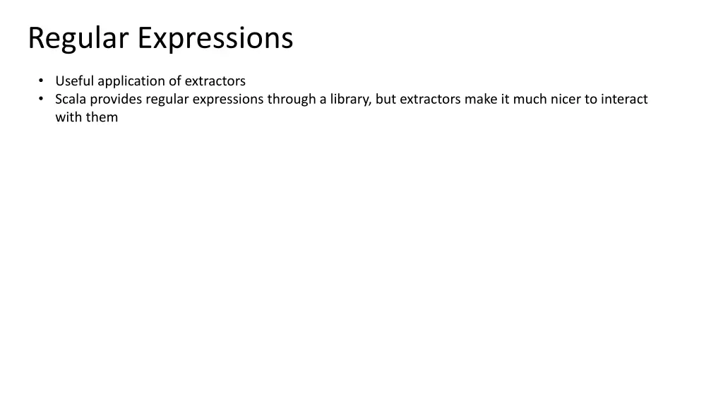 regular expressions