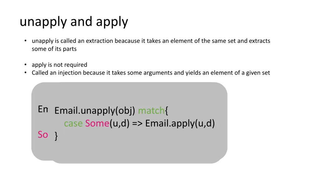 unapply and apply