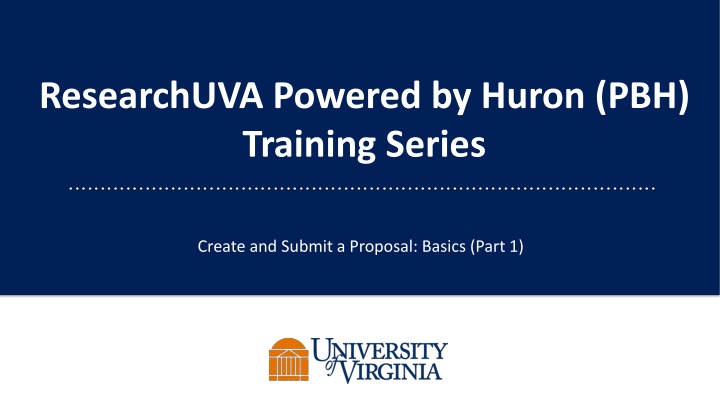 researchuva powered by huron pbh training series