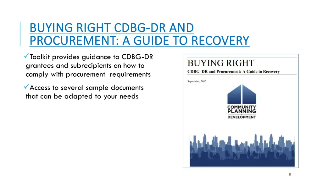 buying right cdbg buying right cdbg