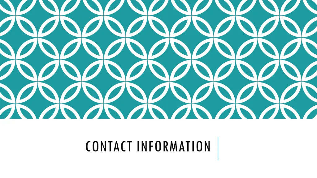 contact information
