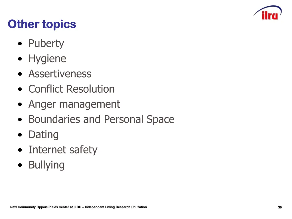 other topics other topics