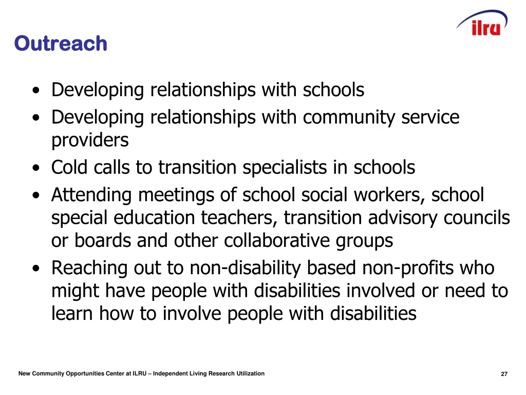outreach outreach