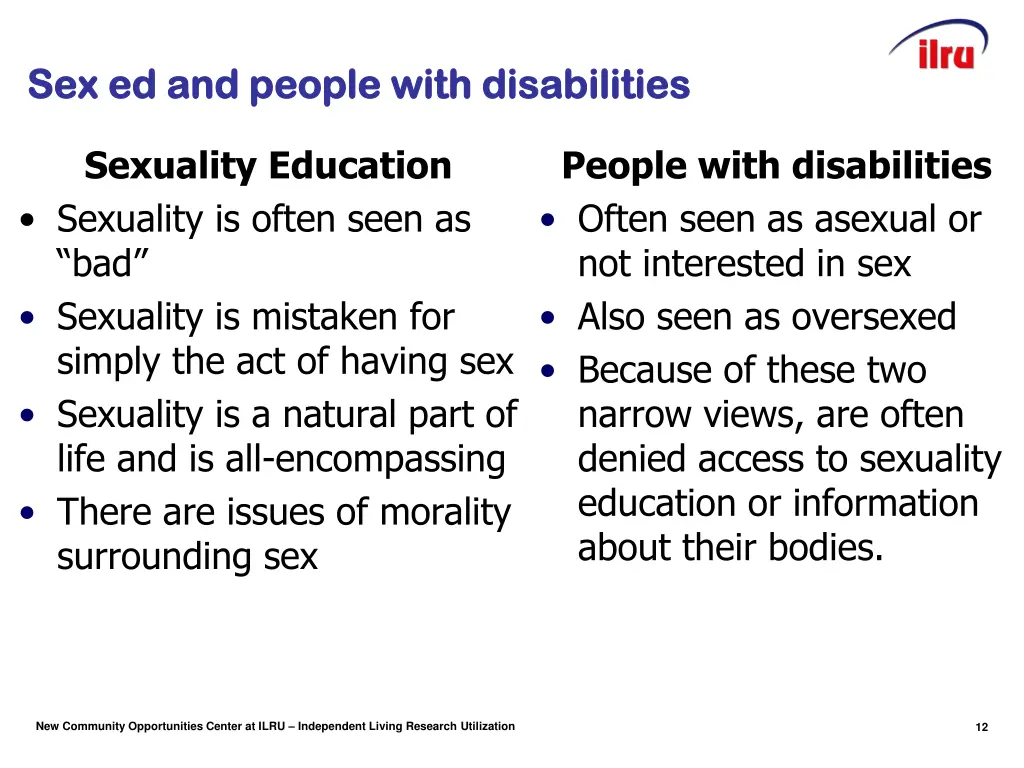 sex ed and people with disabilities