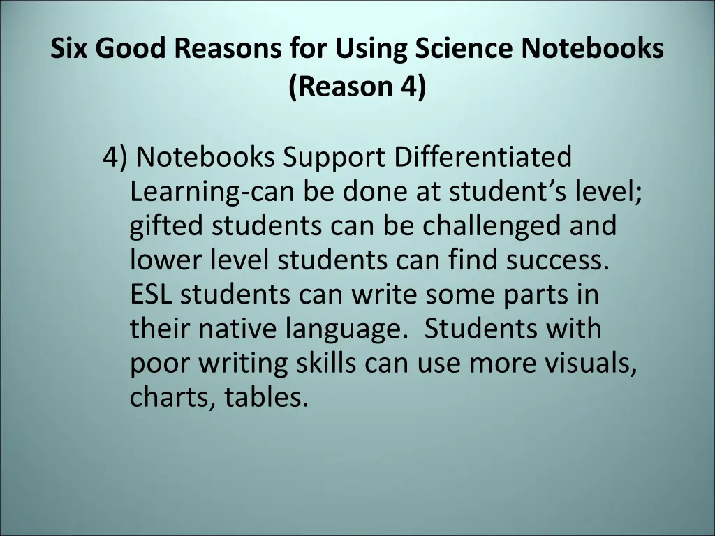 six good reasons for using science notebooks 3