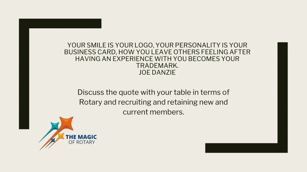 your smile is your logo your personality is your