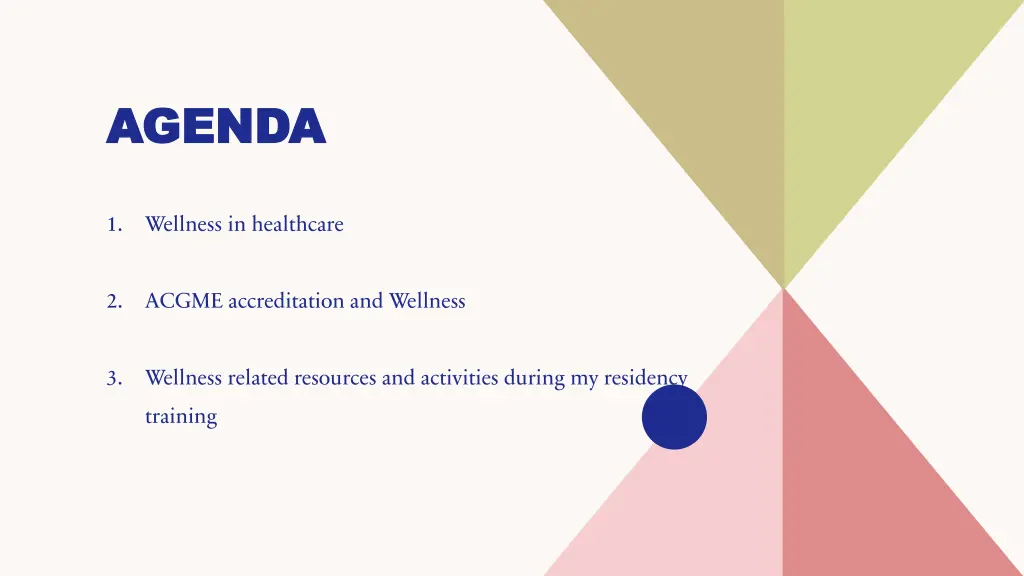 agenda agenda