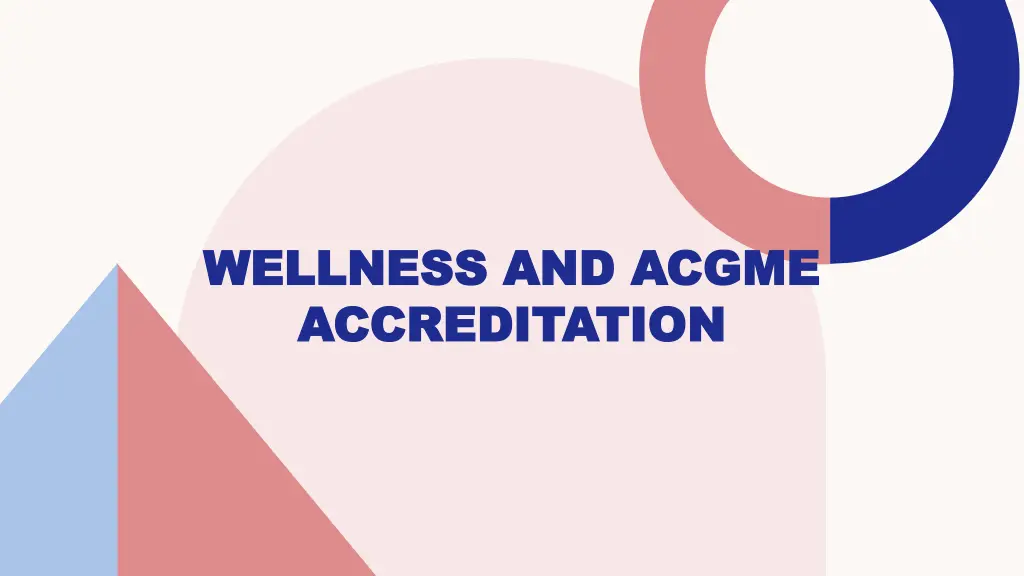 wellness and acgme wellness and acgme