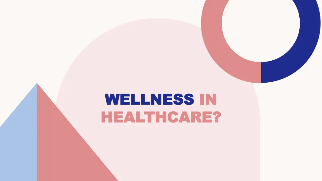 wellness wellness in healthcare healthcare
