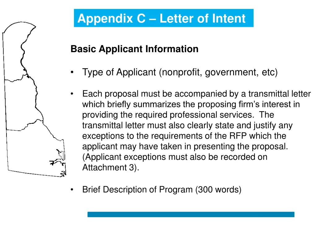 appendix c letter of intent