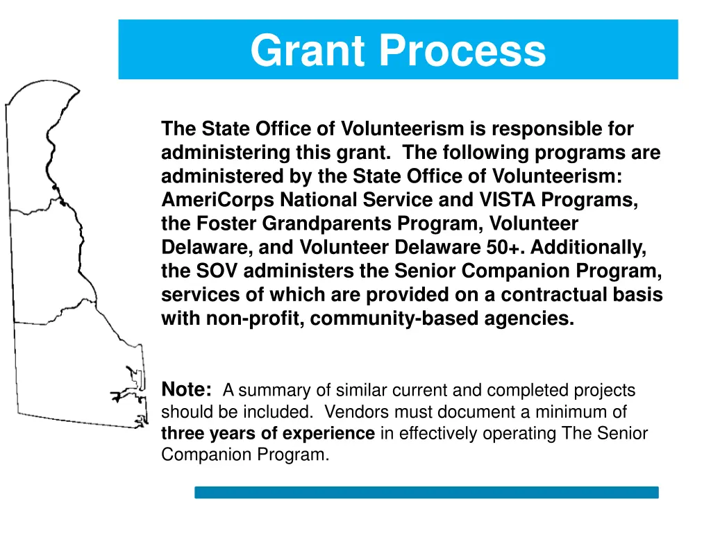 grant process