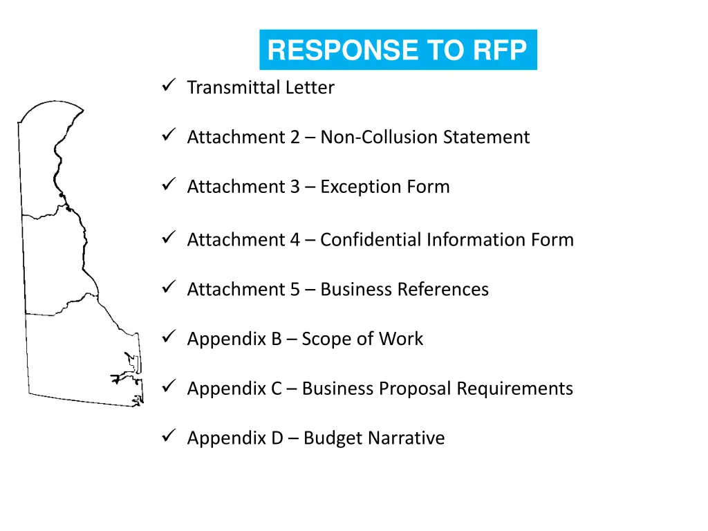 response to rfp 9