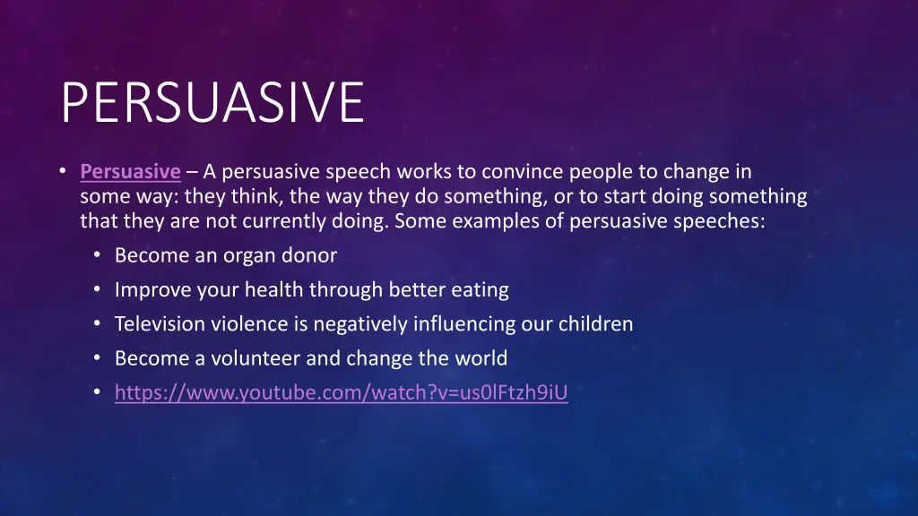 persuasive