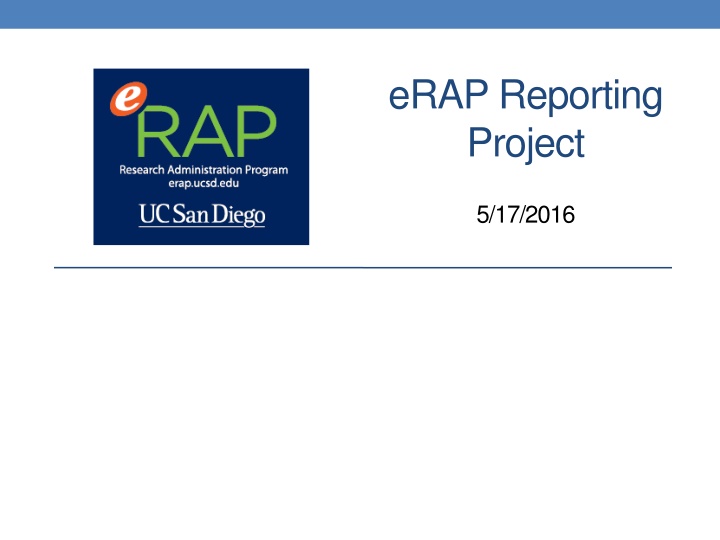 erap reporting project