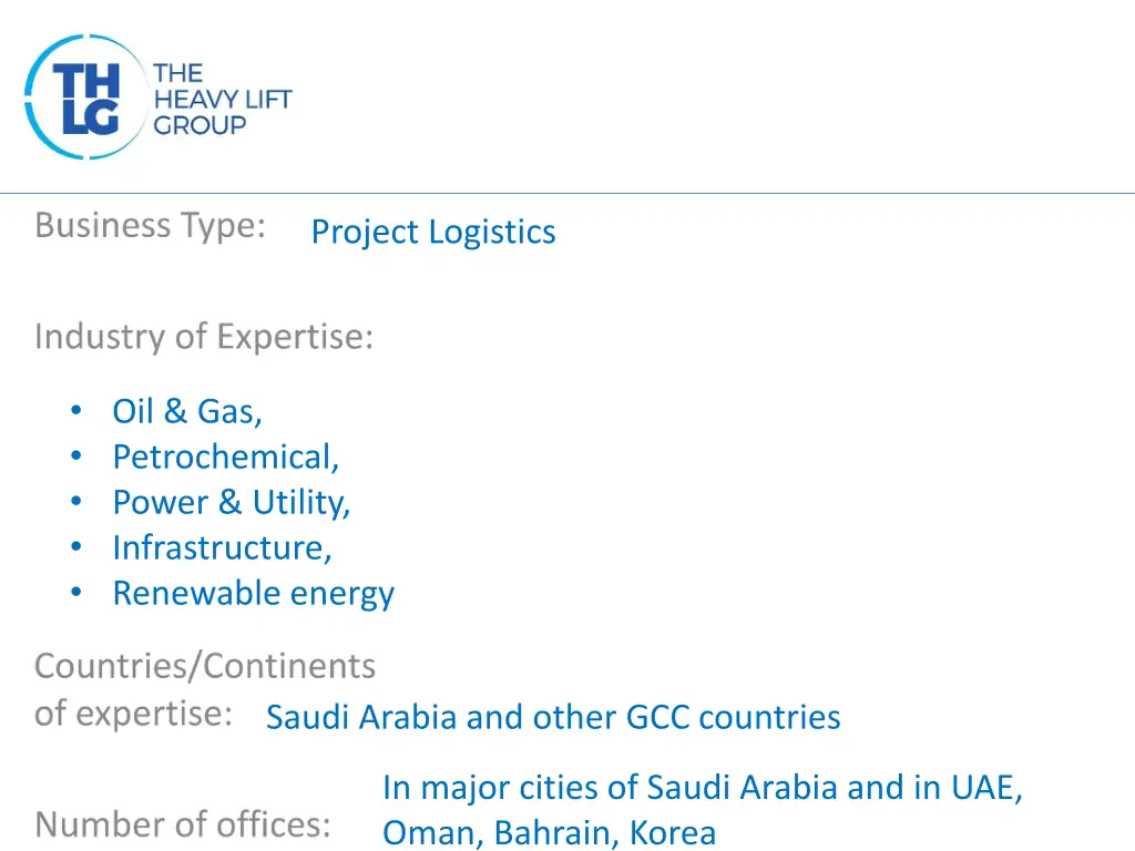 project logistics