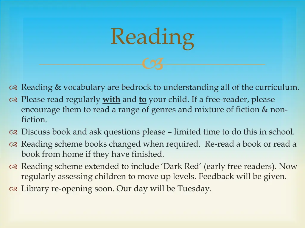 reading