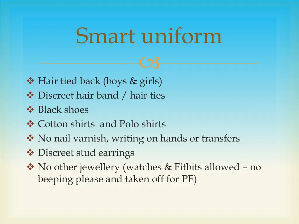 smart uniform