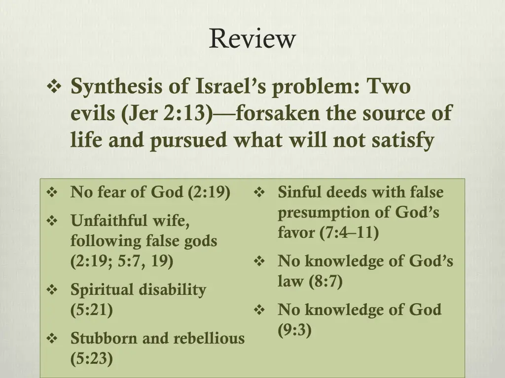 review