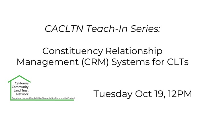 cacltn teach in series