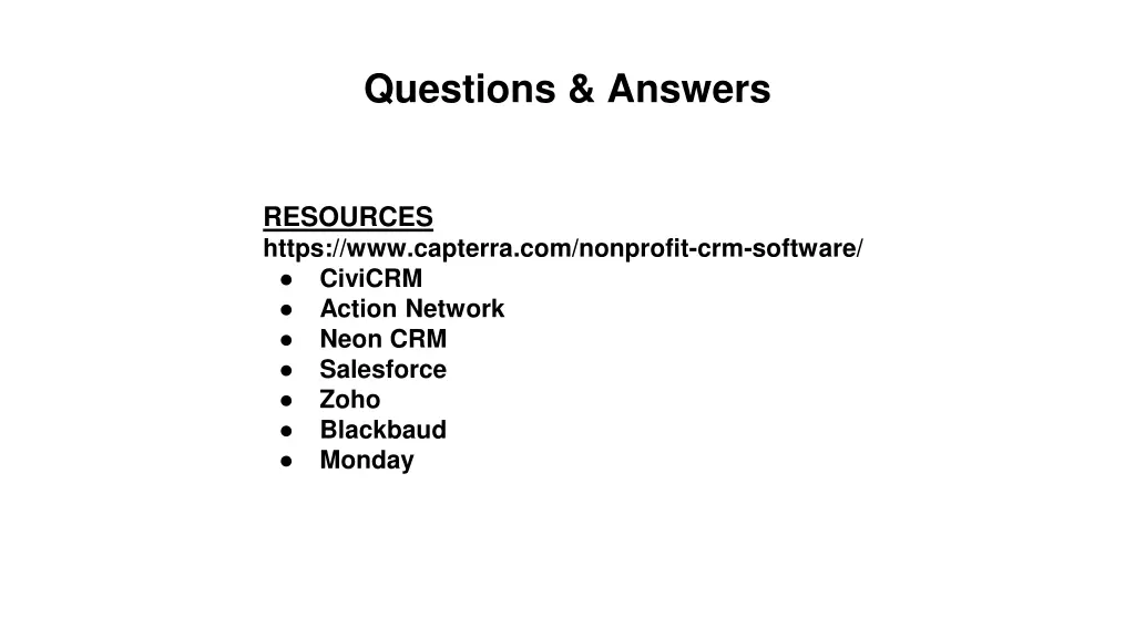 questions answers