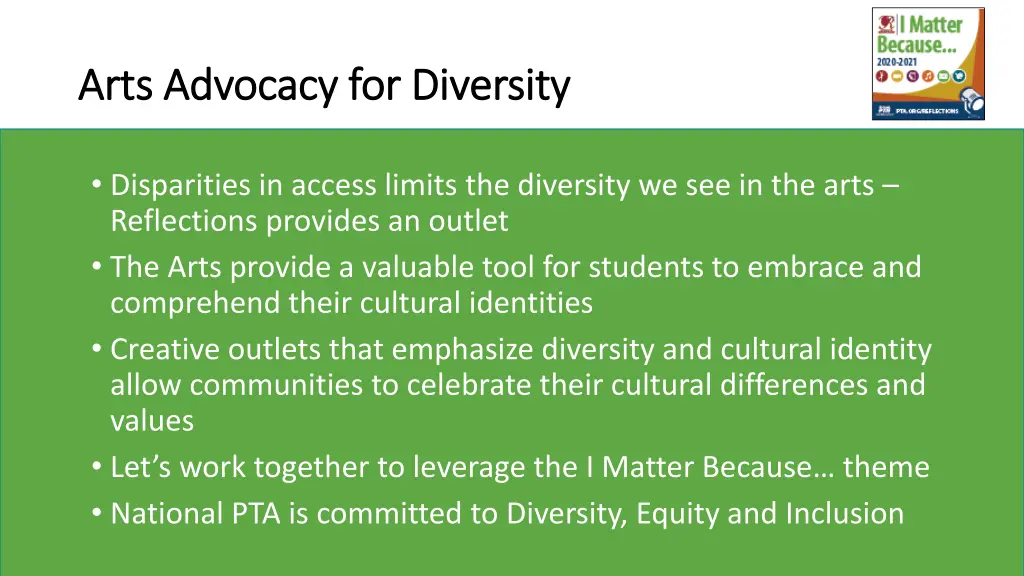 arts advocacy for diversity arts advocacy