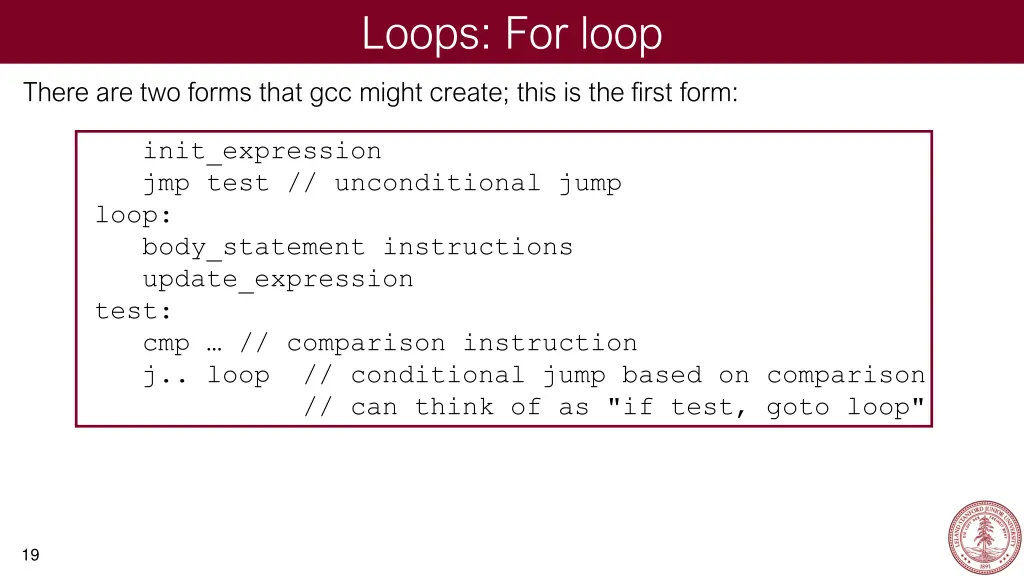 loops for loop 1