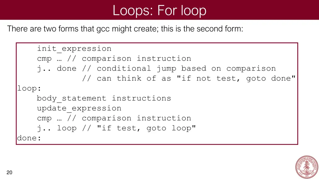 loops for loop 2