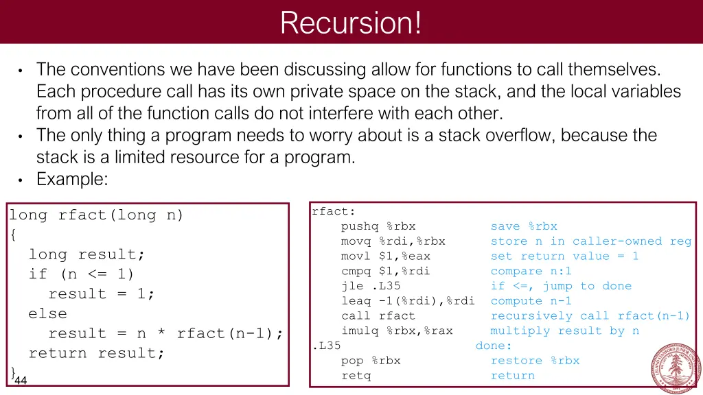 recursion