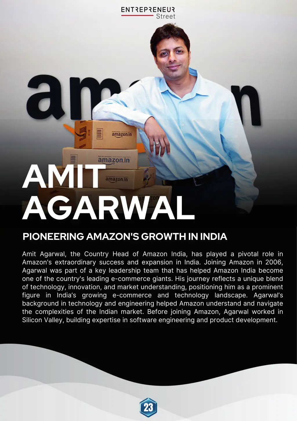 amit agarwal pioneering amazon s growth in india