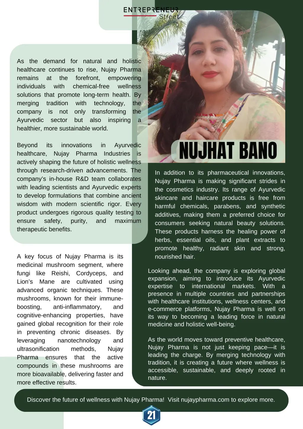 as the demand for natural and holistic healthcare