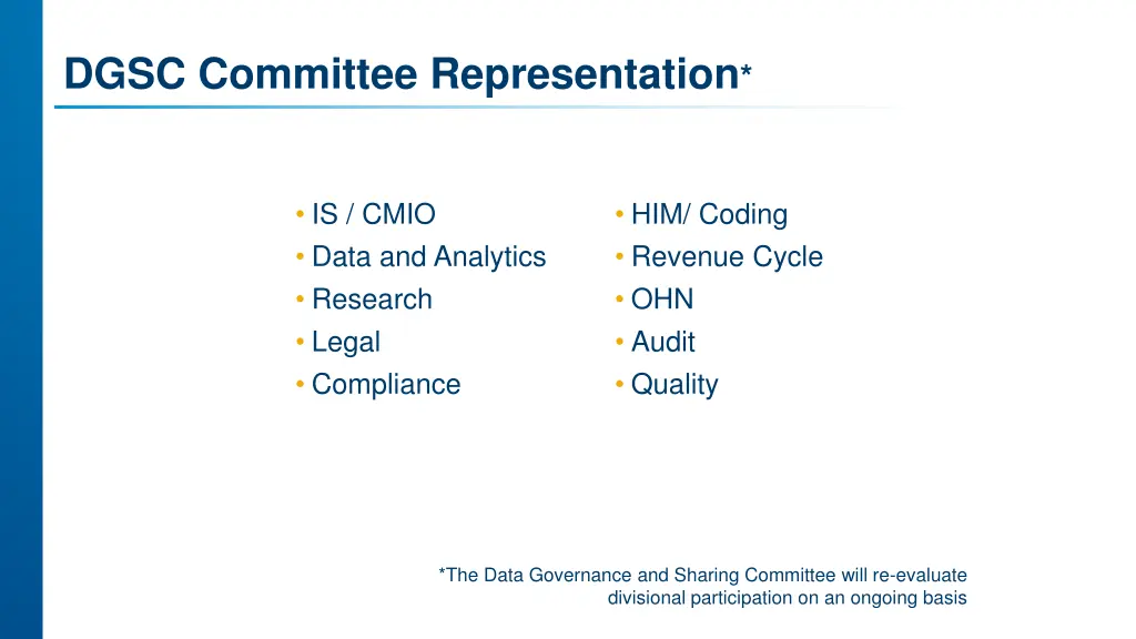 dgsc committee representation