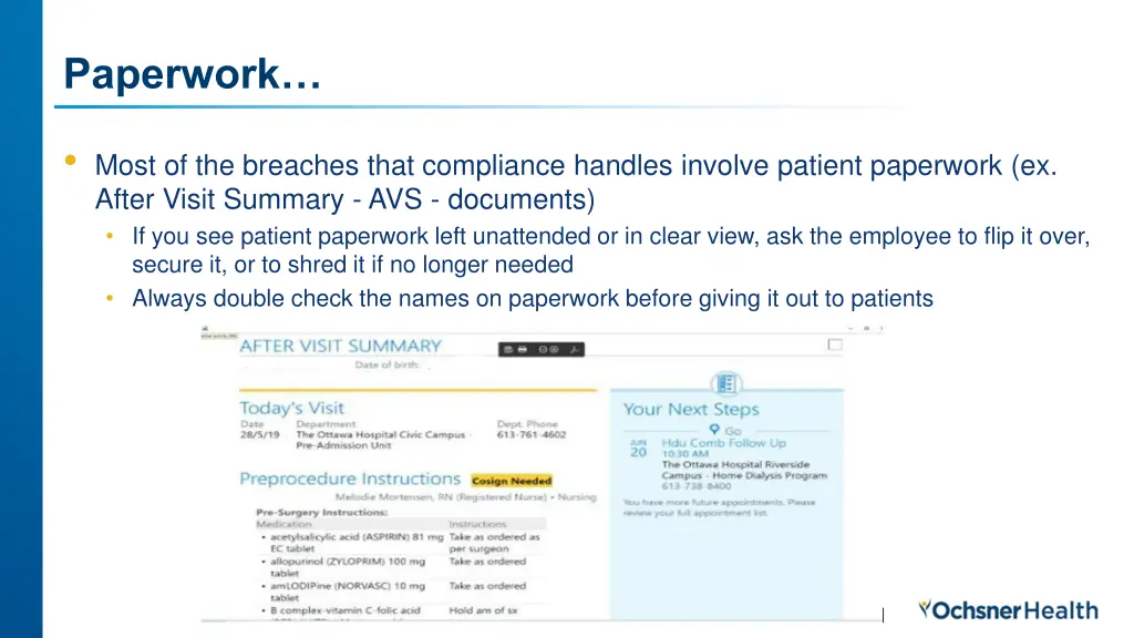 paperwork