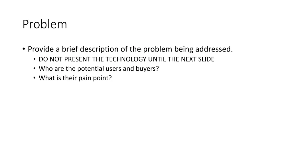 problem