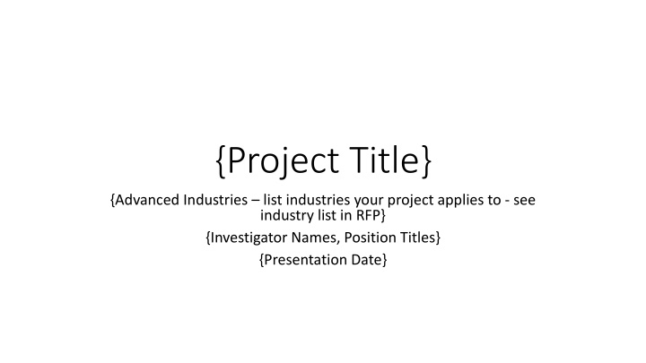 project title