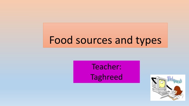 food sources and types