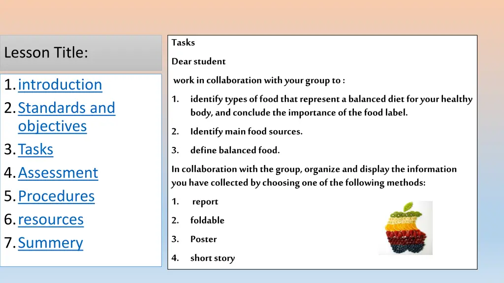 tasks dear student work in collaboration with