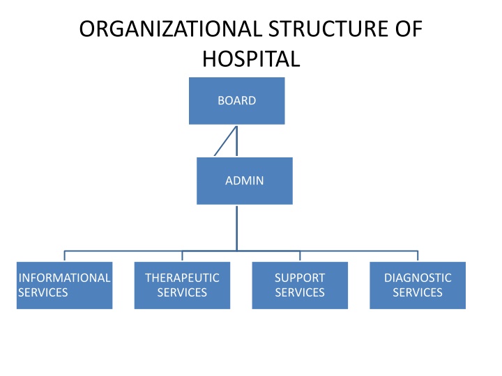 organizational structure of hospital