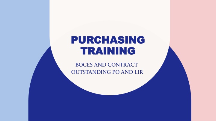 purchasing purchasing training training